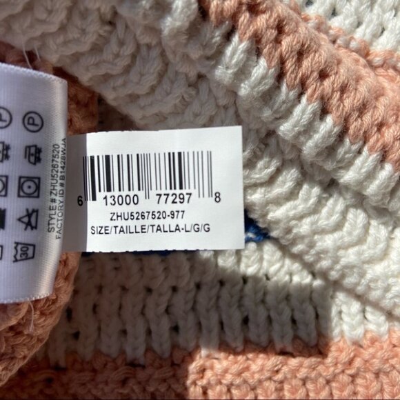 NWT BCBGeneration Striped Crochet Cropped  Top - Picture 8 of 11